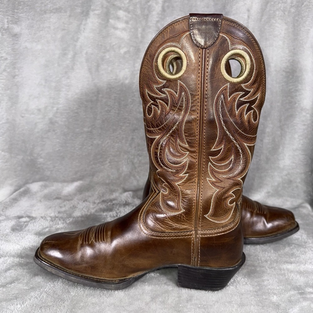 Ariat Sport Western Boots for Men 8.5 D Brown Cowboy Classic - Picture 3 of 14